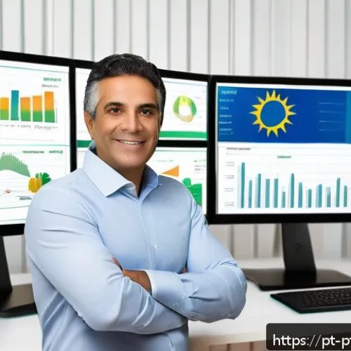 Home 30 보험 포트폴리오 성과 향상을 위한 교육 자료 - A professional Brazilian investor in a modern home office, analyzing diversified insurance investmen...